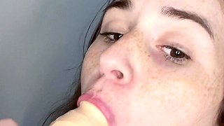 SMALL TIT BRUNETTE TATTOOED TEEN GIRLFRIEND CAUGHT IN SHOWER