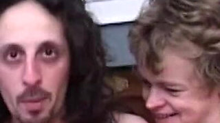 Two mature ladies get anally fucked in foursome