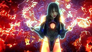 Asian japanese plays with anal toys