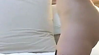 Dani Thompson Big Tits Strip in Bed