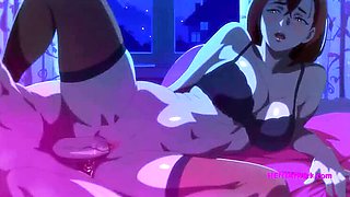 Sexy Momo Gets All Holes Filled - Hot Hentai Anal & Creampie Action