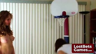 Wild Lesbian Basketball Game - Candle Boxxx's Big Tits & Foot Fetish Fun
