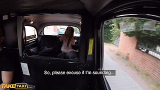 In FakeTaxi, Australian dildo-wielder Aubrey Black (sucking her big tits)