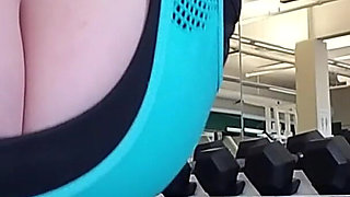 Do You Like Being Able to Creep Down My Cleavage as I Workout?