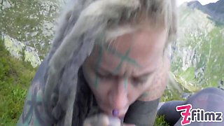 Public Anal Fuck - In The Alps - Mountain Pov Assfucking -tattoo Girl Gets Outdoor Ass Fucked - Lily Lu