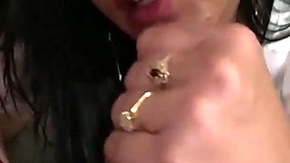 Face-fucking and Cum-play While Wearing a Sexy Satin Robe 273