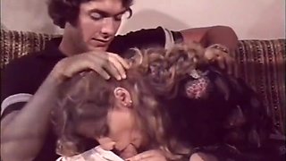 Vintage Threesome Of Sexy Busty Milf Fucked And Cummed In Mouth By Two Big Cocks