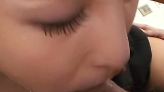 Hot Threesome in the Office Fucking the New Japanese Sexy Secretary