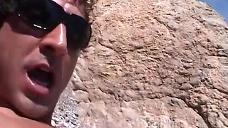Blonde Slut Takes Big Cock on the Beach Just as She Likes It