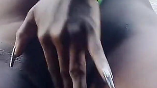 Super Horny Rubbing My Pussy Dirtytalk Outdoors
