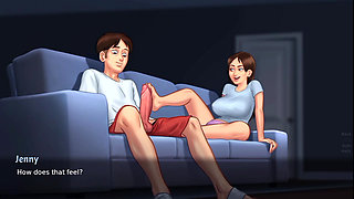 Anon First Time Sex with Jenny Summertime Saga Gameplay Video