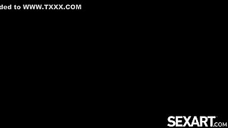 Stunning Lesbians Fuck Each Other With Sex The Shower With Amarna Miller