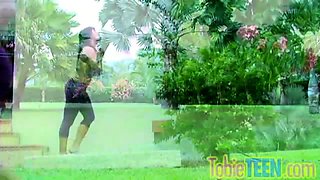 Tobie Teen Fingering Wet
