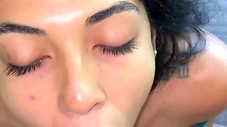 POV Blowjob Teen Girl Brunette Compilation