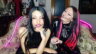 Halloween demons will brainwash you and put you completely under their control. Dominatrix Nika and DarkSpaceSolar. Mindfuck. Mi