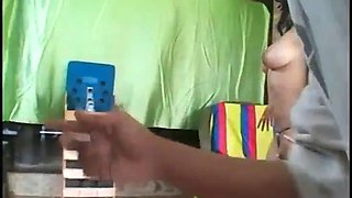 Slutty South American chick sits her perfect ass on a cock