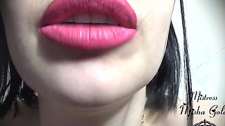 Strawberry Pink Lips JOI You Get the Privilege to Watch Me Apply My Sexy Lipgloss. I Seduce You with My Luscious Lips