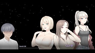 Cartoon fantasy with mom Misskitty2k getting her balls drained