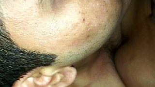 Indian Hot Tamil Desi Bhabhi Hardcore Sex after Long Time Using Oil for Big Cock get Creampied with White Gel