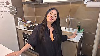 Biggest cock, cum swallowing, saber