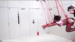 Noemie Bilas Gagged & Tied Up for Rough Anal Domination - Hardcore BDSM