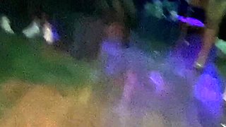 Beautiful blonde nanny and big boobed blonde MILF get pumped