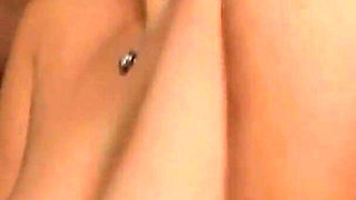 Muscle tattooed guy pussy licking pussy fucking in the bathroom