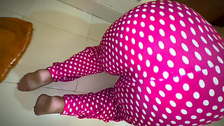 Big Ass Hot Stepmom Stuck Under Stepson's Bed & She want anal fuck from him