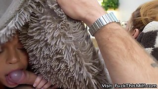 Surprise Threesome With Elly Clutch And Sinatra Monroe