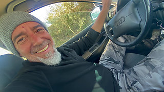 Unfaithful Blowjob in the Car - How Well My Co-worker Sucks Cock