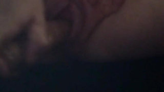 Horny Red Haired MILF Masturbating in the Back Seat of Her Car