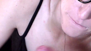 Stepsister Sneaks Into Huge Stepbrother's Room and Disturbs Him. She Sucks His Dick and Gets Taught a Lesson!