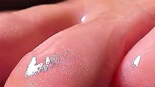 Exclusive Content! POV Sock Job & Close up Holes with Extra Beauty-cutie Girl