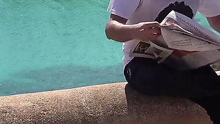 Spontaneous Fuck on the Side of the Road Hungry MILF Gives It Her All