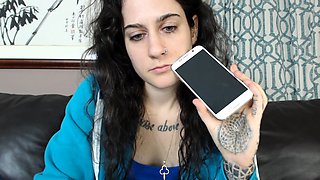 Brunette Solo Webcam Masturbation