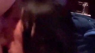 Real Amateur Couple Amazing Blowjob with Cumshot on Huge Tits