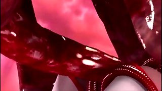Hentai with an alien spider fucker!