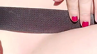 Sexy and Hot Stepmom, Only Fans in Slow Motion, in the Car