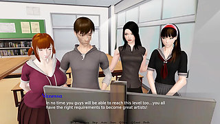 Ebony Teen Blows Fat White Loser-bound by Lust #5- Gameplay