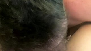 Cute amateur brunette gives pov blowjob and fuck