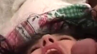 Horny BBW is getting fucked by few lucky guys