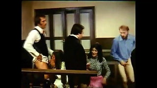 Vintage German - courtroom orgy