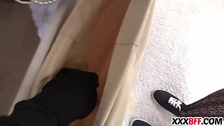 Lezzie milf penalizing teenager