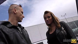 HUNT4K. Quiet spot was perfect for guy to screw 18-year-old...
