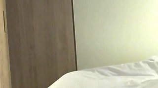 Cleaning Lady Comes to the Hotel Room and Cleans the Guest's Cock