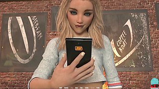 POV big titted mom in a 3D animated visual novel experience