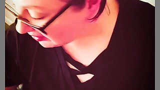 Nasty BBW Eating Mick Stabbers Snot Out of Syringe