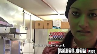 Mofos - public pick ups - the customer always ejaculates very first starring valerie collien
