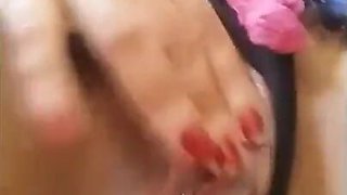 Lolah Cumming with Her Fingers in Perfect Pussy