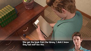 Sexy anime girl with the perfect body has some fun in 3D